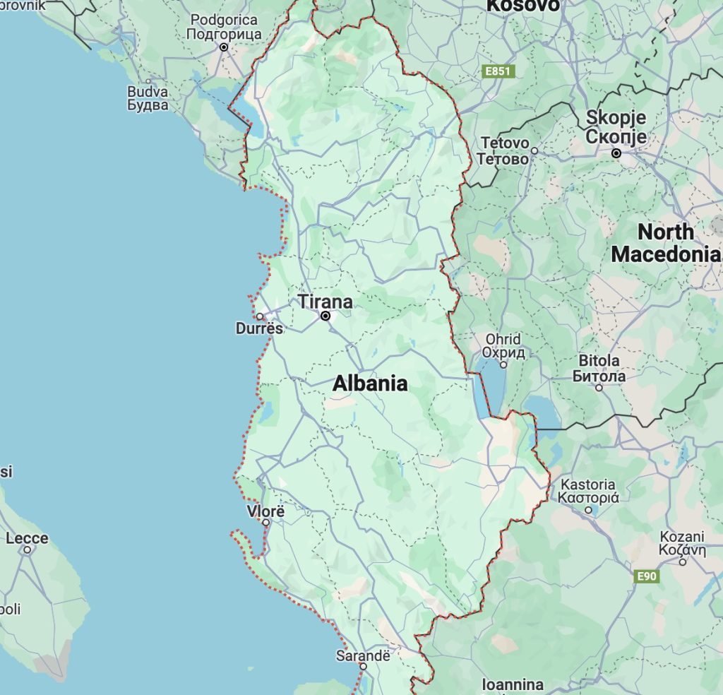 Albania Geographical Perspective